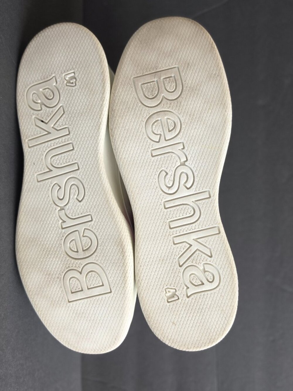 EUC - Bershka Care Bears Platform Sneakers Women’s Sz 10 White Pink Kawaii Shoes - Picture 11 of 12